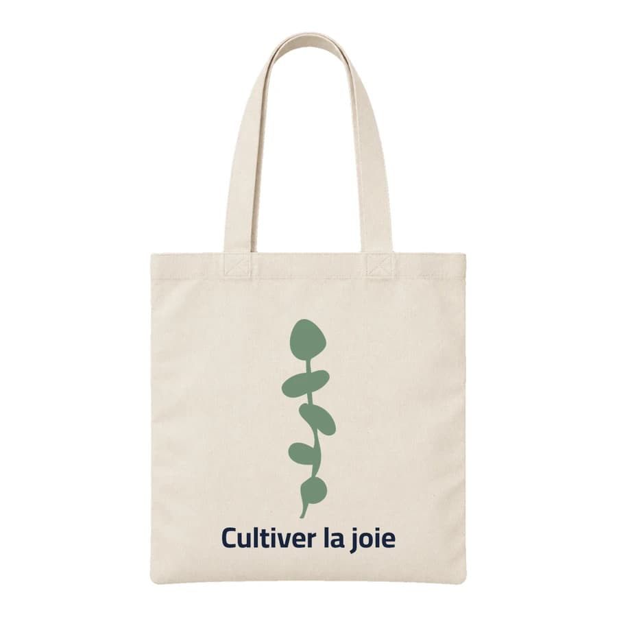 Tote bag — Feuillage · Jardin secret — الأمام — طبيعي